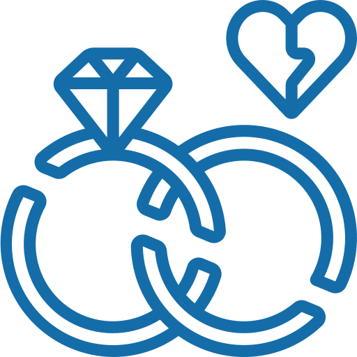 Divorce Icon Logo Divorce Icon Logo