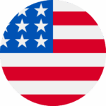 United States of America Circle logo Flag